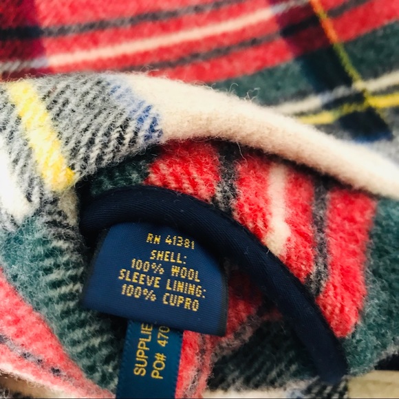 Polo Ralph Lauren 100% wool plaid jacket XS - Picture 13 of 13